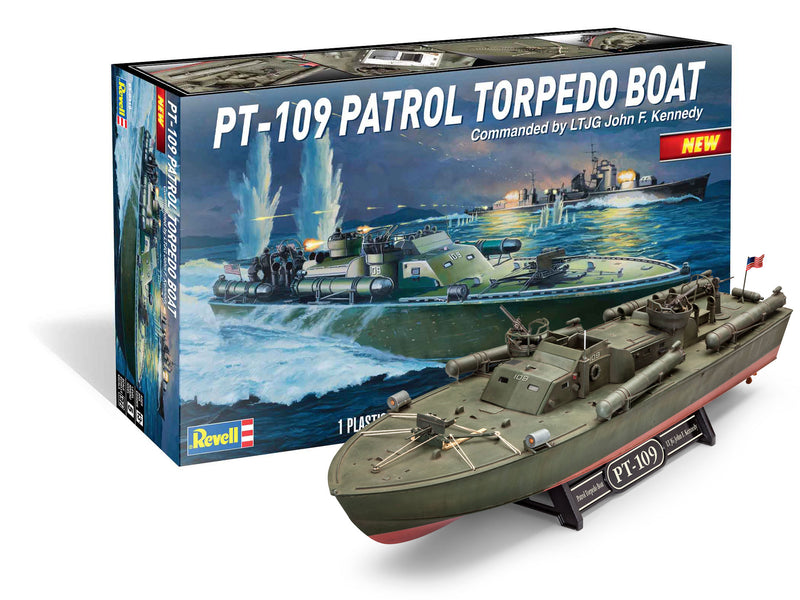 PT-109 Patrol Torpedo Boat 1943, 1/72 Scale Model Kit Packaging