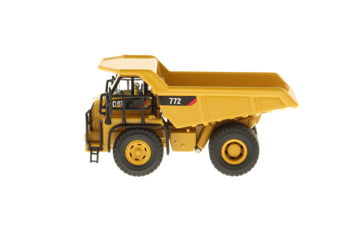 Caterpillar 722 Off-Highway Truck 1:87 (HO) Scale Diecast Model Left Side View