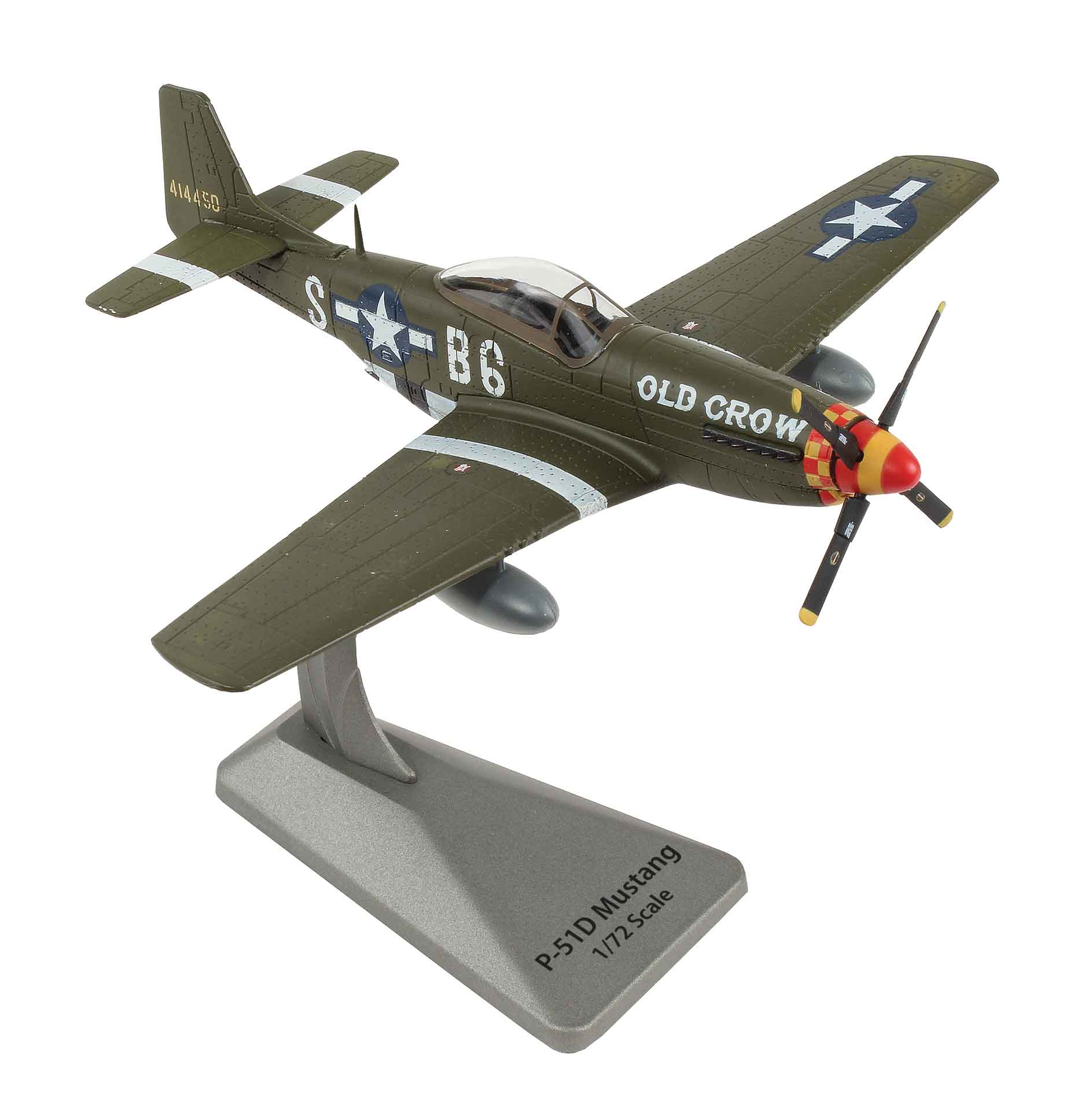 North American P-51D Mustang “Old Crow” 1:72 Scale Diecast Model