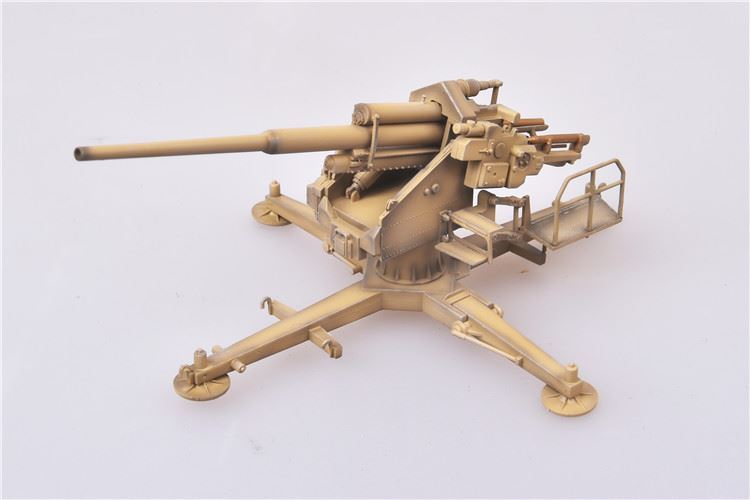 Rheinmetall-Borsig 12.8 cm Flak 40 Anti-Aircraft Gun Germany 1944 1:72 Scale Model By Modelcollect