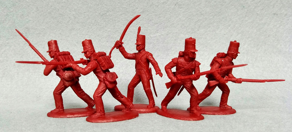 Napoleonic Wars British Highland Light Infantry 1803 – 1815, 54 mm (1/32) Scale Plastic Figures
