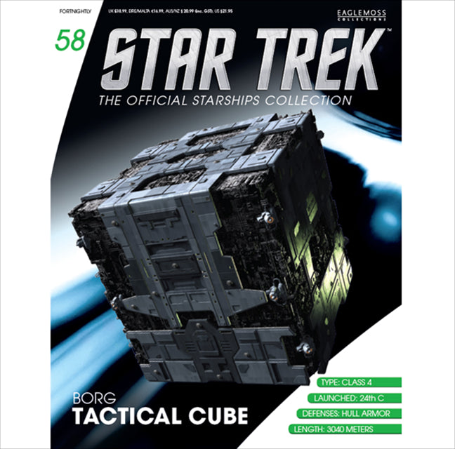 Eaglemoss #58 Borg Tactical Cube Magazine