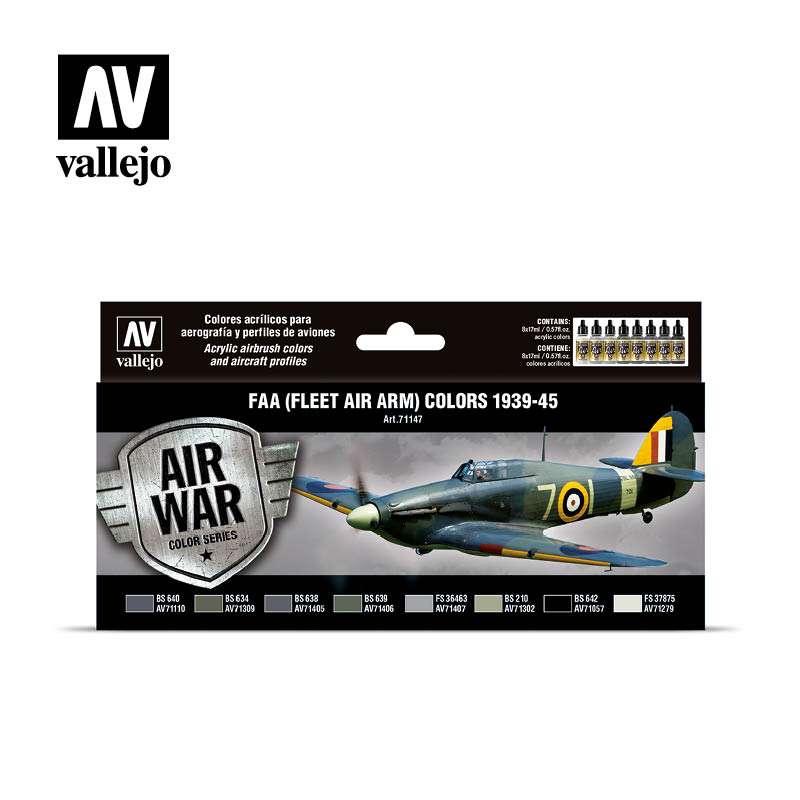 Model Air British Fleet Air Arm (FAA) 1939 – 45, WWII Aircraft Colors Set