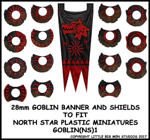Oathmark Goblin Banner & Shield Transfers