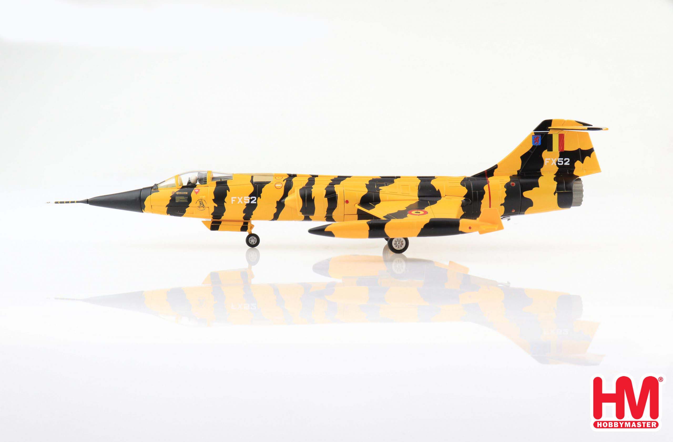 Lockheed F-104G Starfighter “Tiger Meet 1978” Belgian Air Force, 1:72 Scale Diecast Model Left Side View