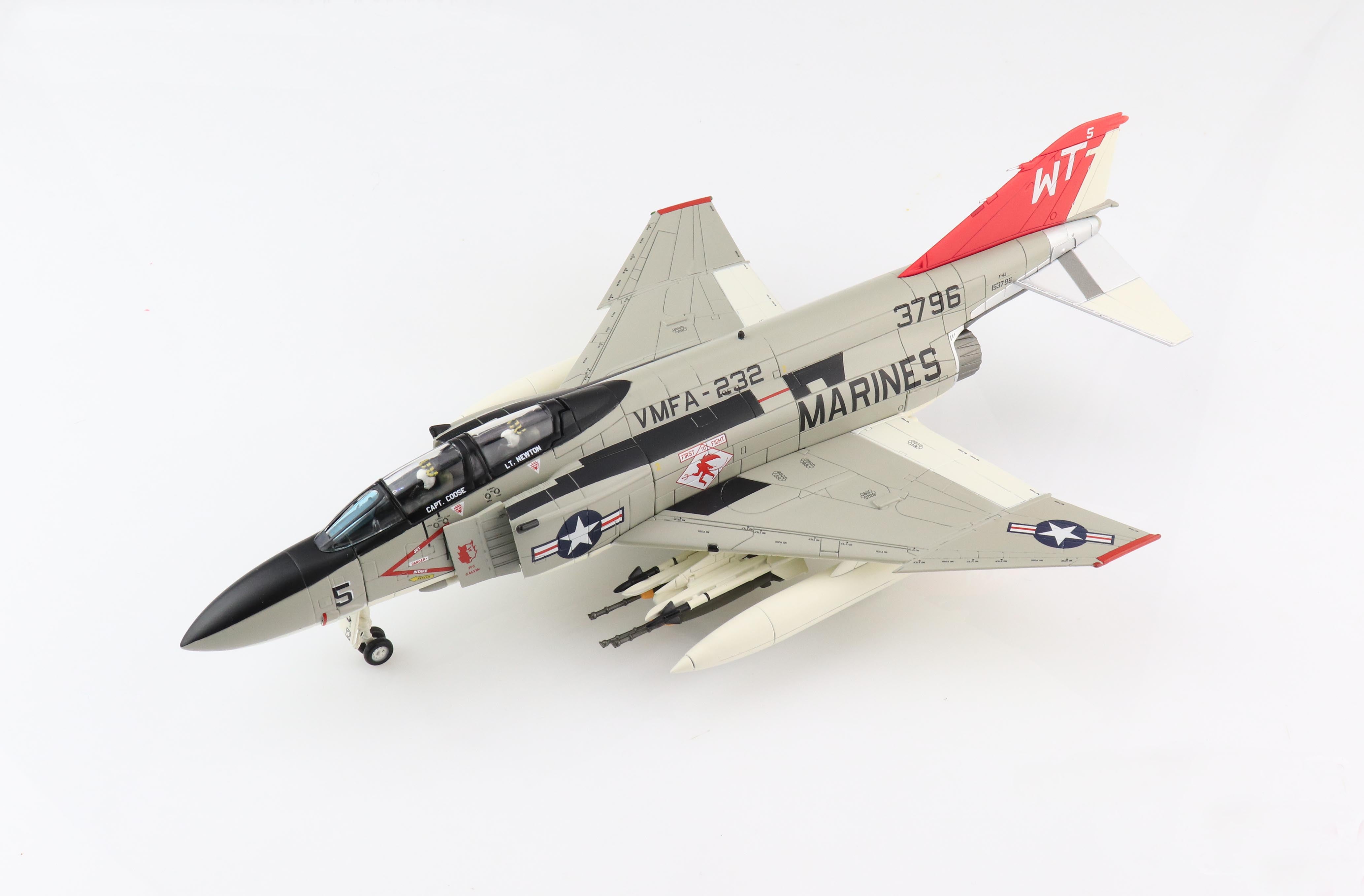 McDonald Douglas F-4J Phantom II VMFA-232 “Red Devils” 1977, 1:72 Scale Diecast Model