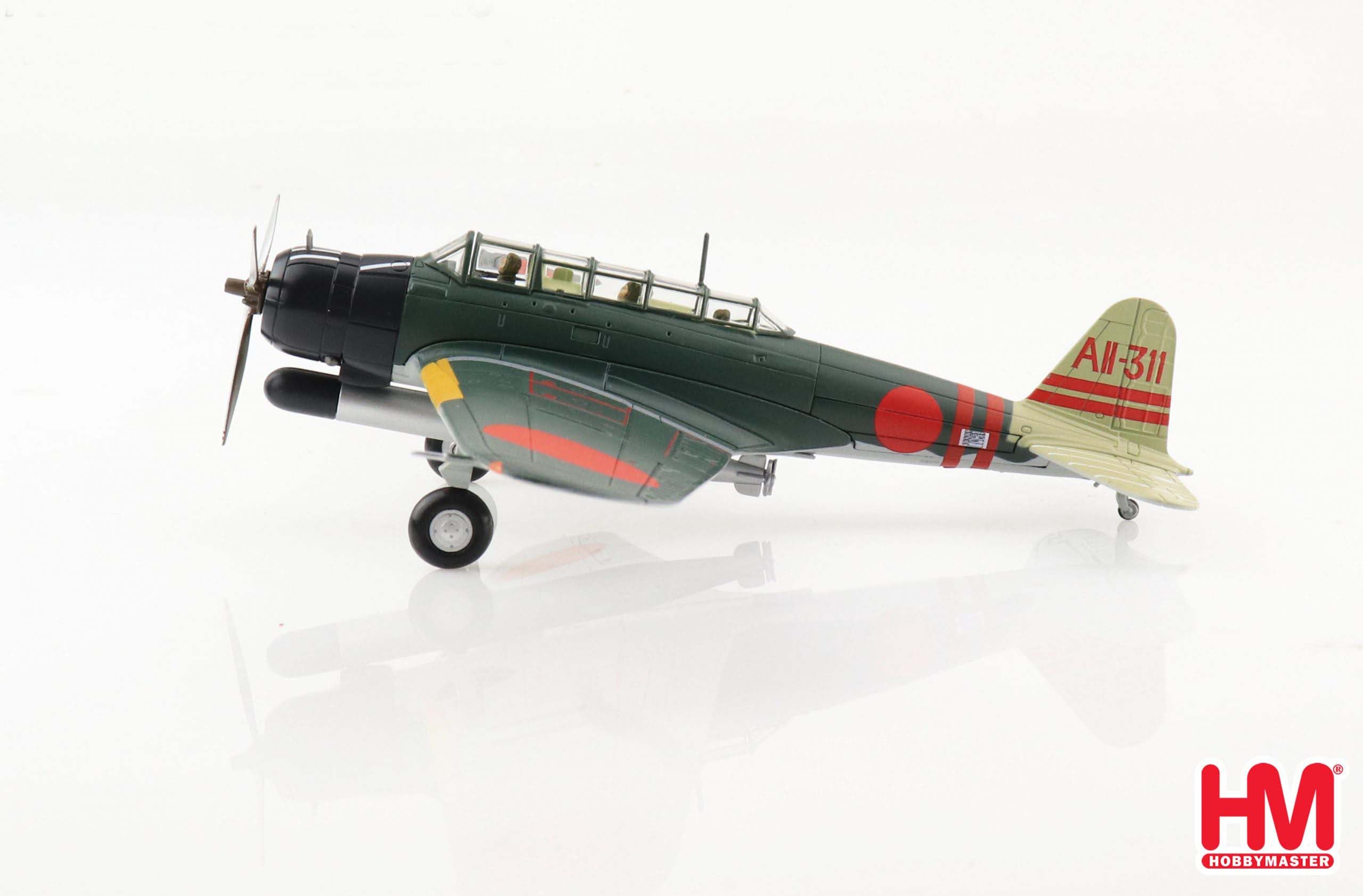 Nakajima B5N2 Type 97 “Kate” Pearl Harbor 1941, 1:72 Scale Diecast Model Left Side View