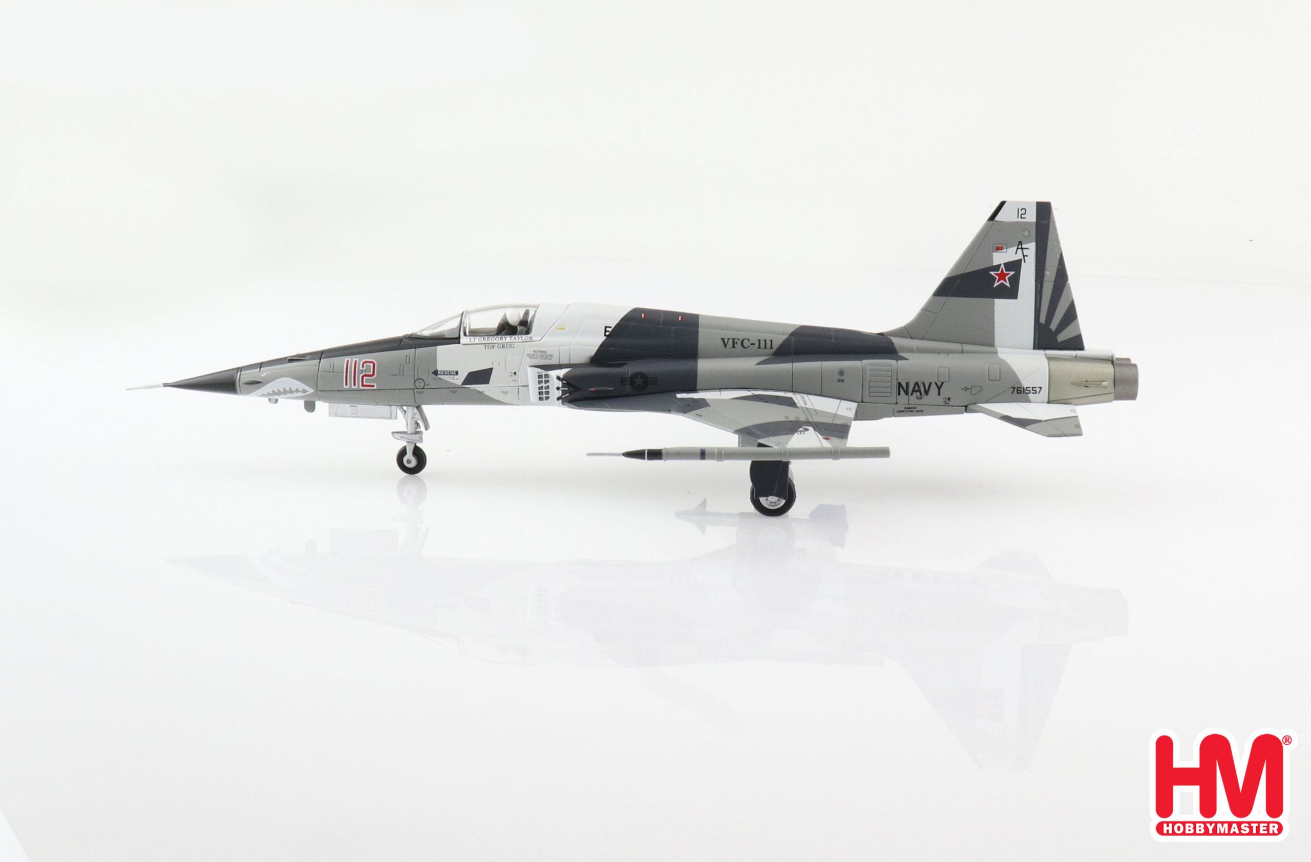 Northrop Grumman F5-N Tiger II VFC-111 “Sun Downers” 2020, 1:72 Scale Diecast Model Left Side View