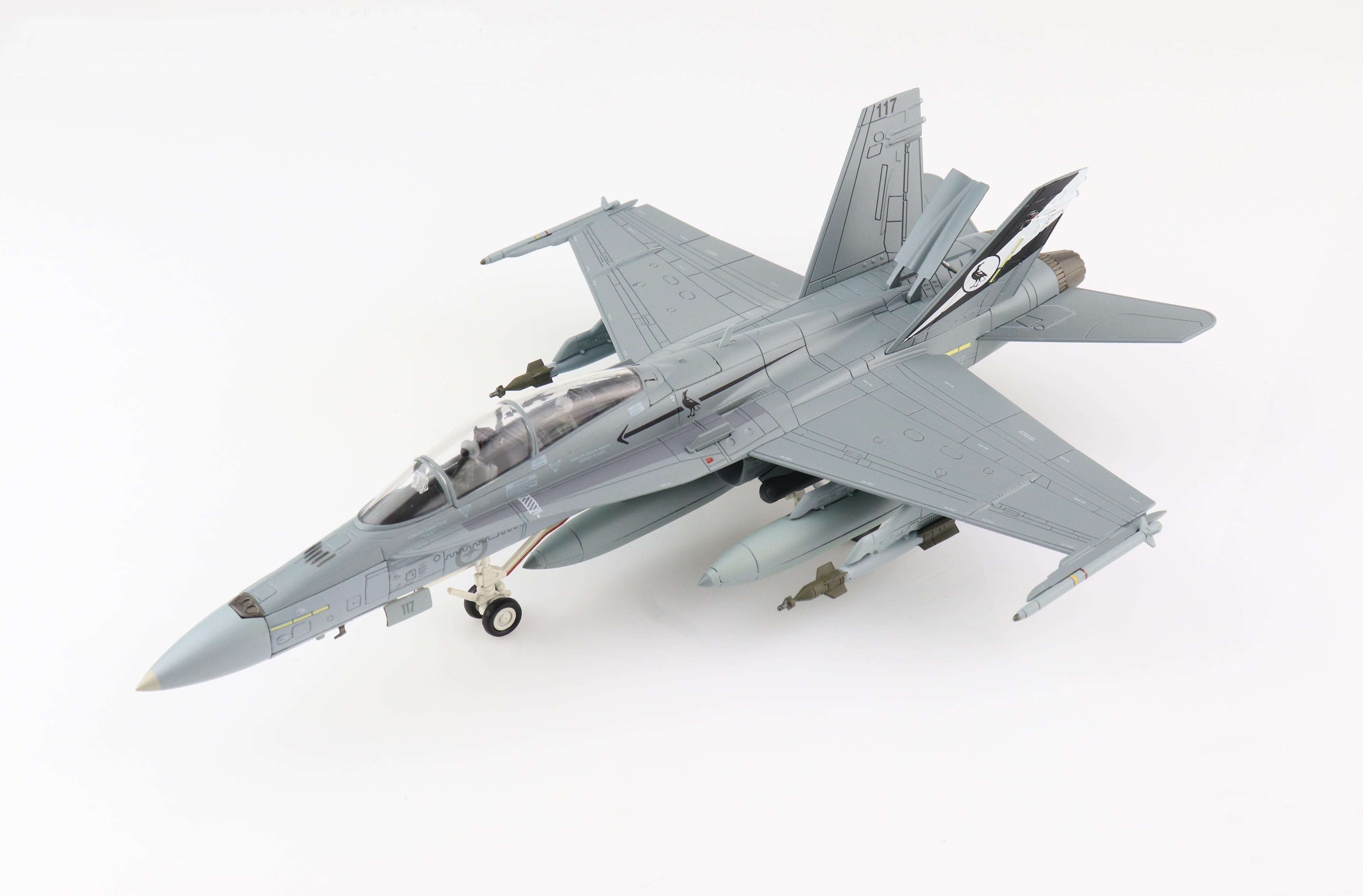 McDonnell Douglas F/A-18B Hornet No. 75 Squadron RAAF, 2021, 1:72 Scale Diecast Model