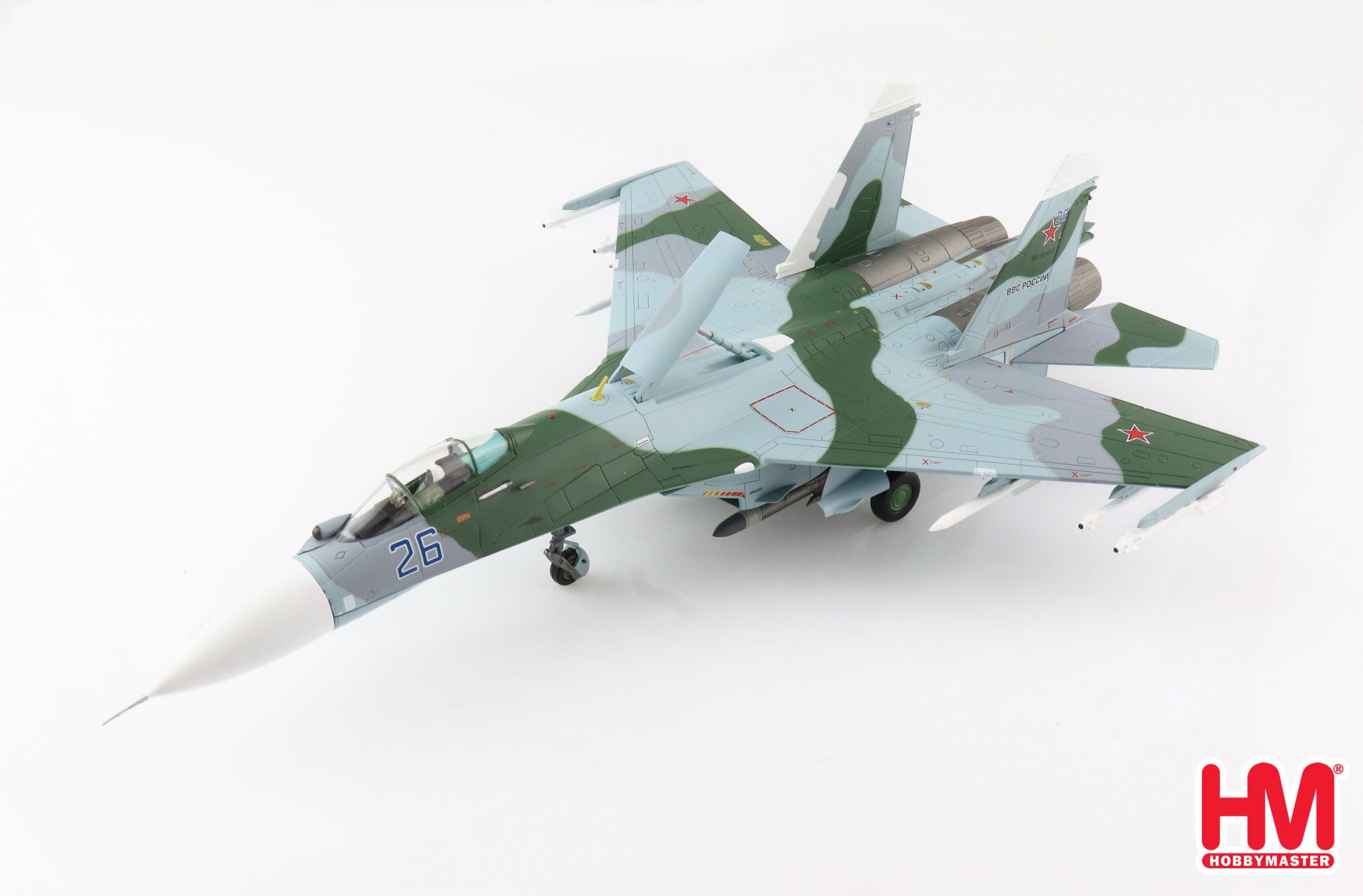 Sukhoi Su-27SM Flanker B “Black Sea” Blue 26, Russian Air Force 2016, 1/72 Scale Diecast Model