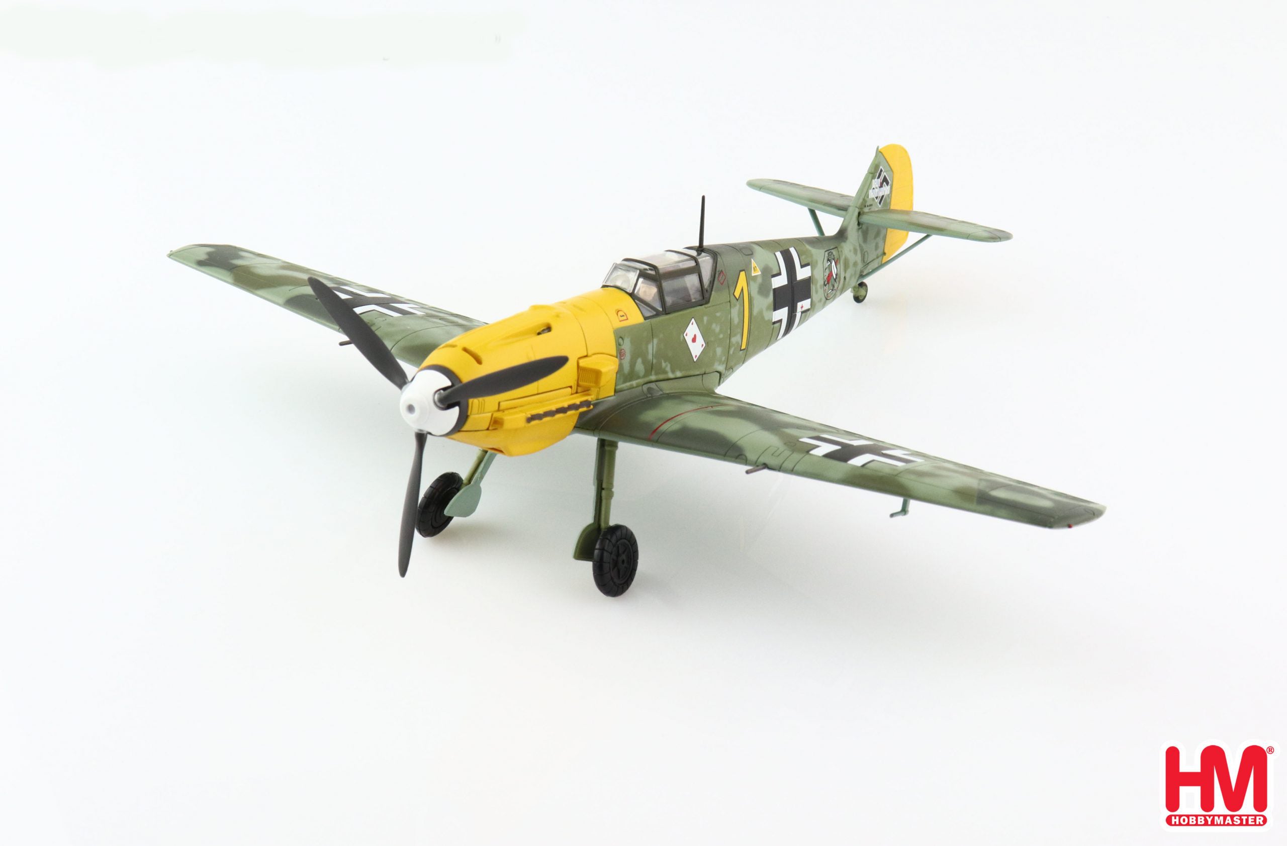 Messerschmitt Bf-109E-3 “Yellow 1” France 1940, 1/48 Scale Diecast Model