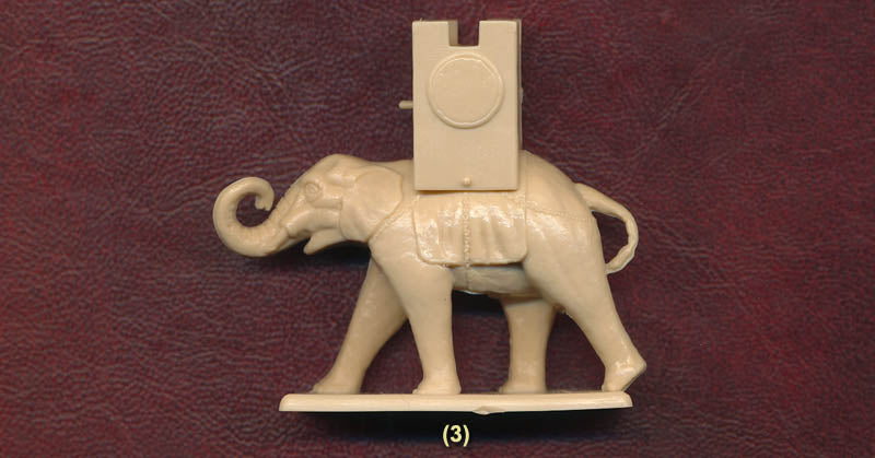Carthaginian War Elephants 1/72 Scale Plastic Model Figures Elephant Pose