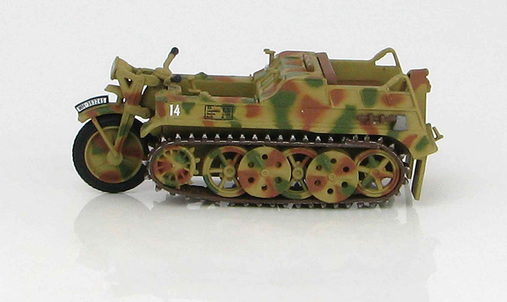 Sd. Kfz. 2 Kleines Kettenkrafrad 1942 1:48 Scale Diecast Model By Hobby Master Left Side View
