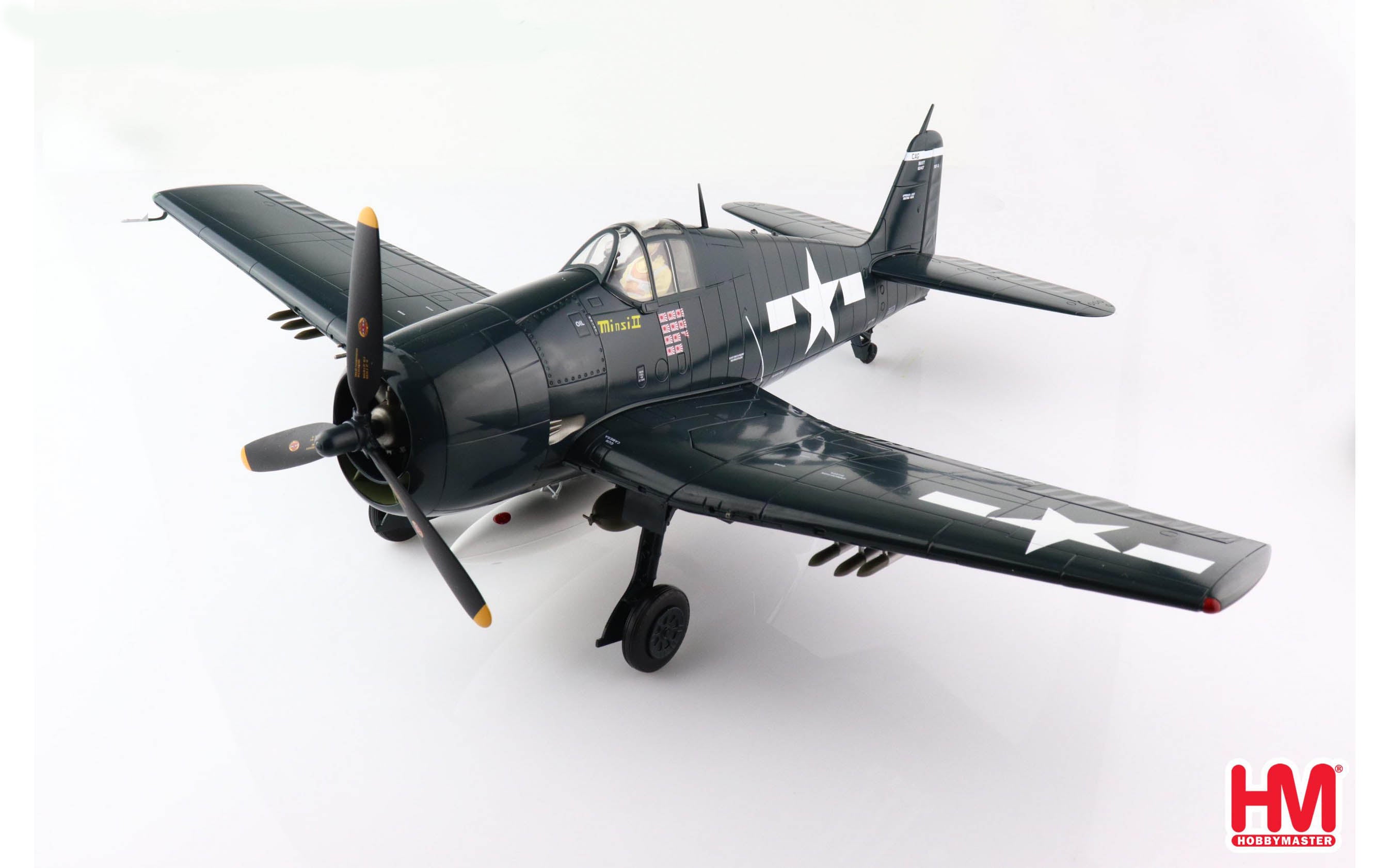 Grumman F6F-5 Hellcat “Minsi II” USS Essex 1944, 1/32 Scale Diecast Model