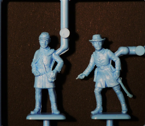 American Civil War Union Artillery, 1/72 Scale Plastic Figures Kit Figure Detail