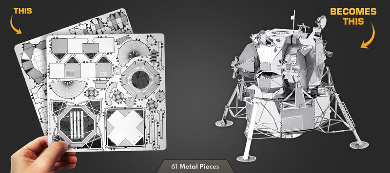 Apollo Lunar Module Metal Earth Model Kit Example