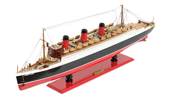 RMS Queen Mary Wooden Scale Model