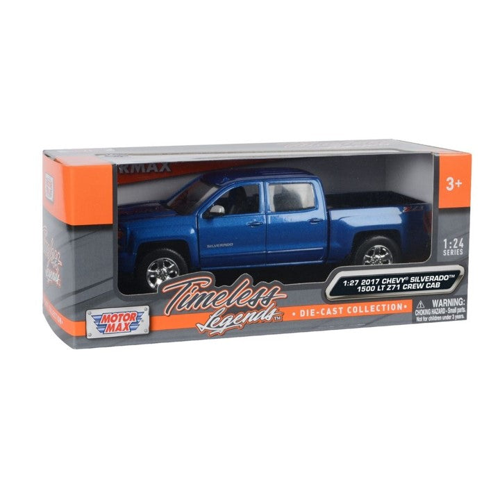 2017 Chevrolet Silverado 1500 LT Z71 Crew Cab, 1:24 Scale Diecast Pickup Truck