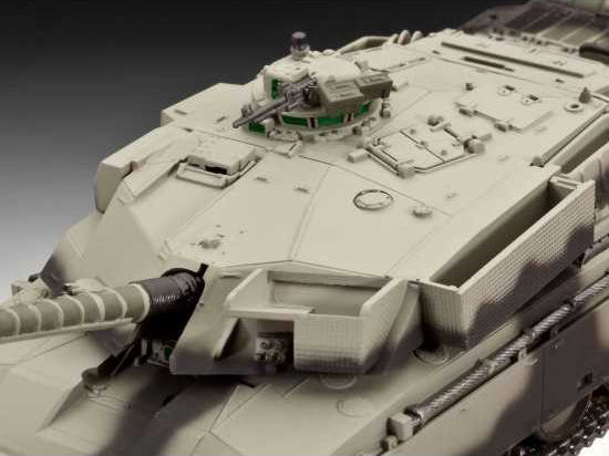 Challenger 1 British Main Battle Tank 1/72 Scale Model Kit By Revell Germany Turret Detail