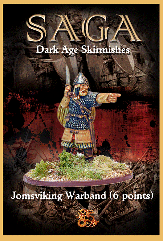 SAGA Age of Vikings, Jomsviking Starter Warband (6 Points), 28 mm Scale Metallic Figures