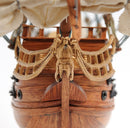 HMS Victory 1805 (Small) Wooden Scale Model Bow Close Up