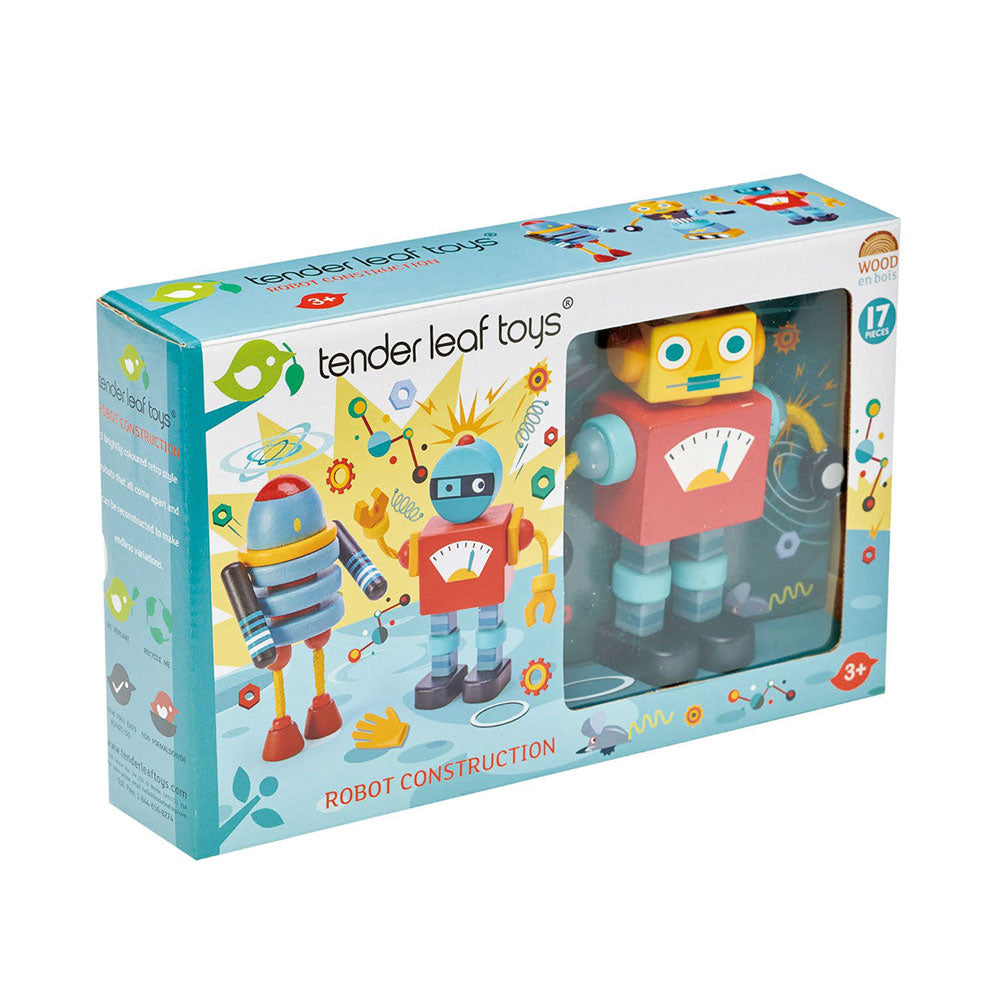 Robot Construction Creative Play Set by Tender Leaf Toys