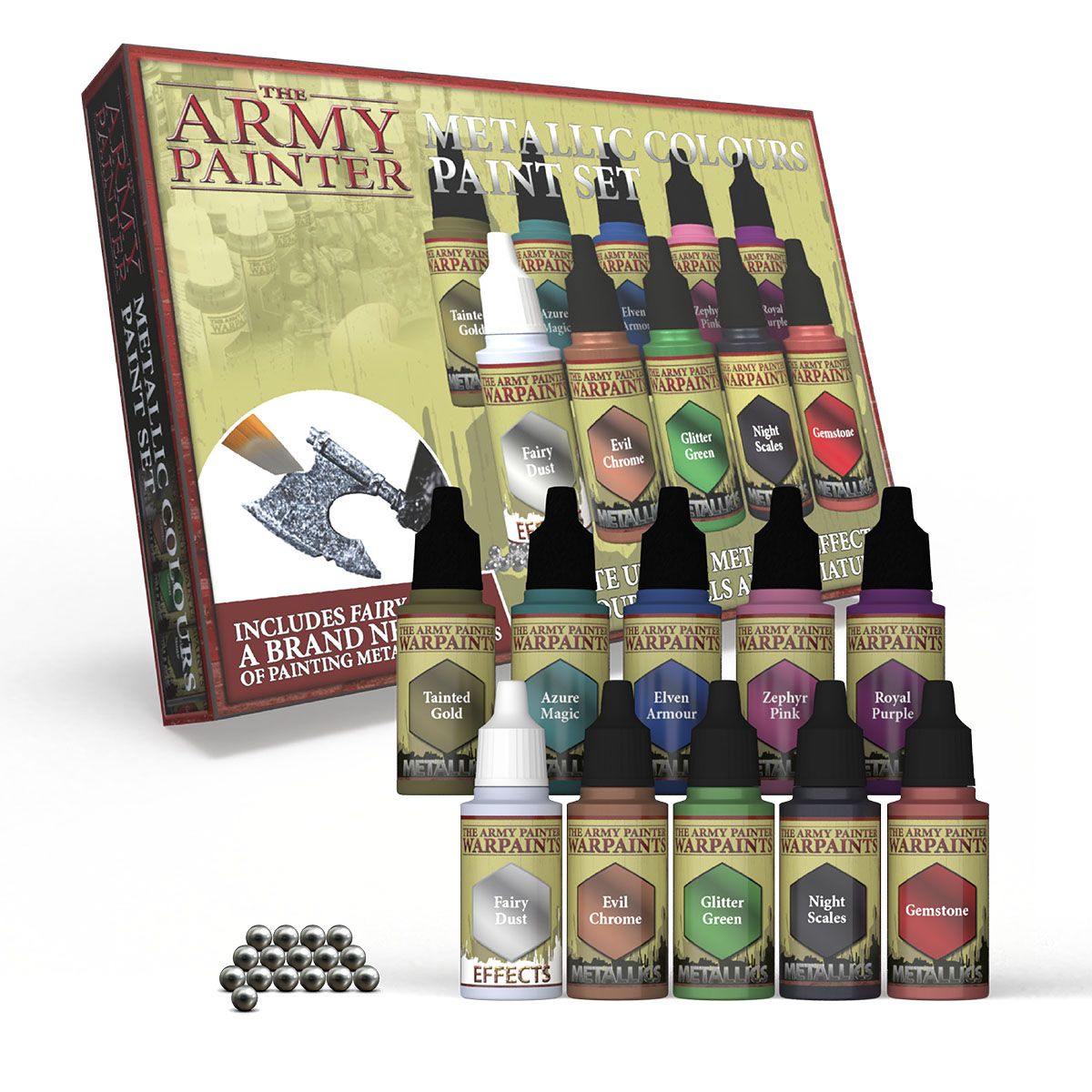 Warpaints Metallic Colors Paint Set