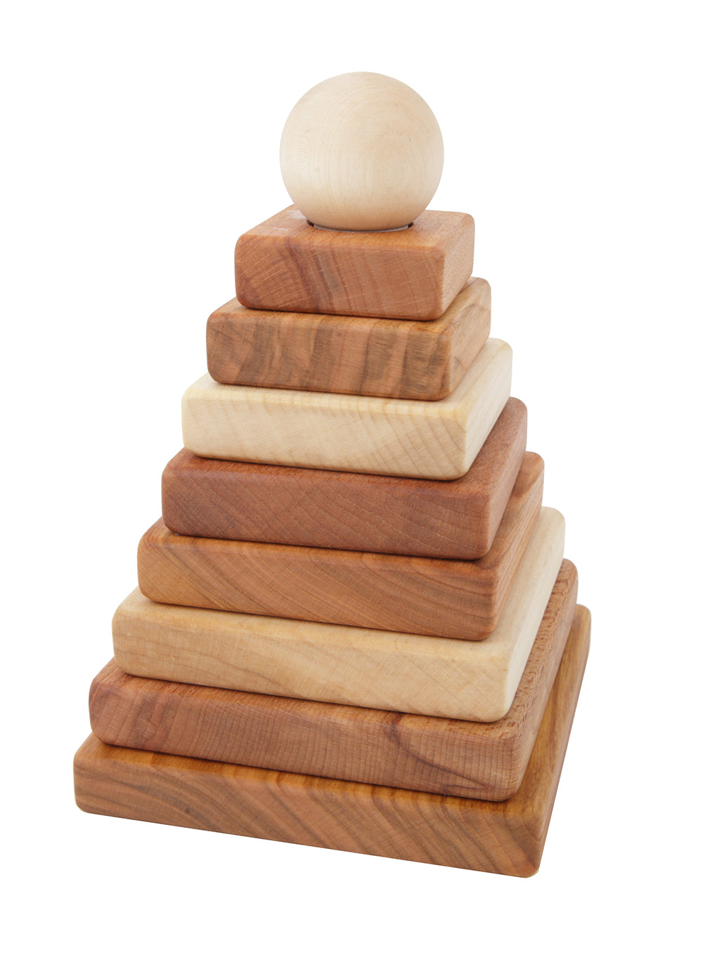 Wooden Story Natural Pyramid Stacker