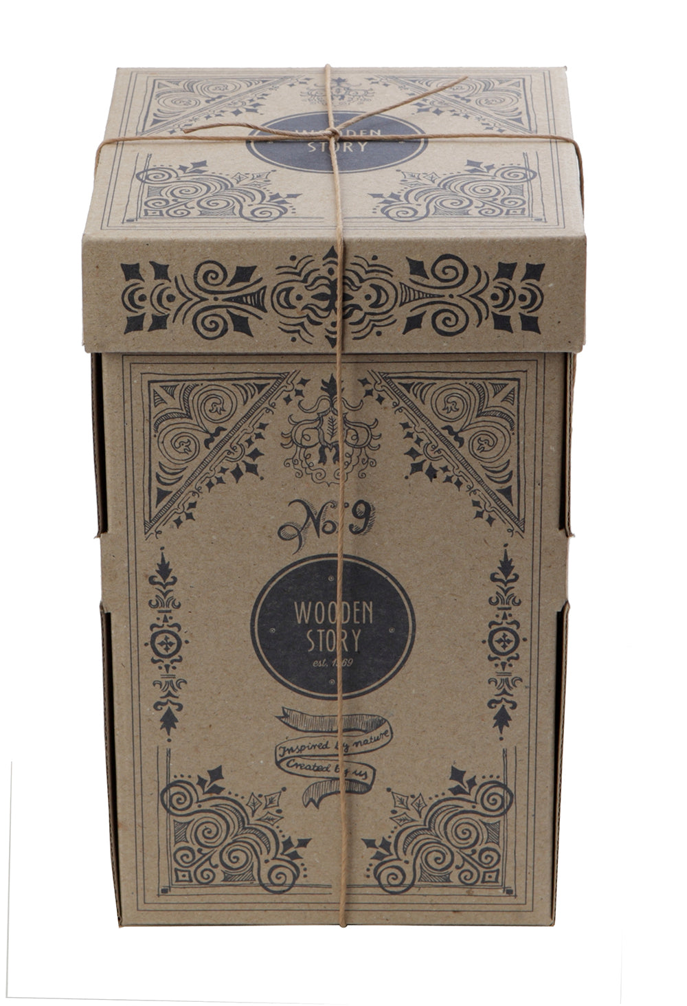 Wooden Story Pyramid Stacker in Box