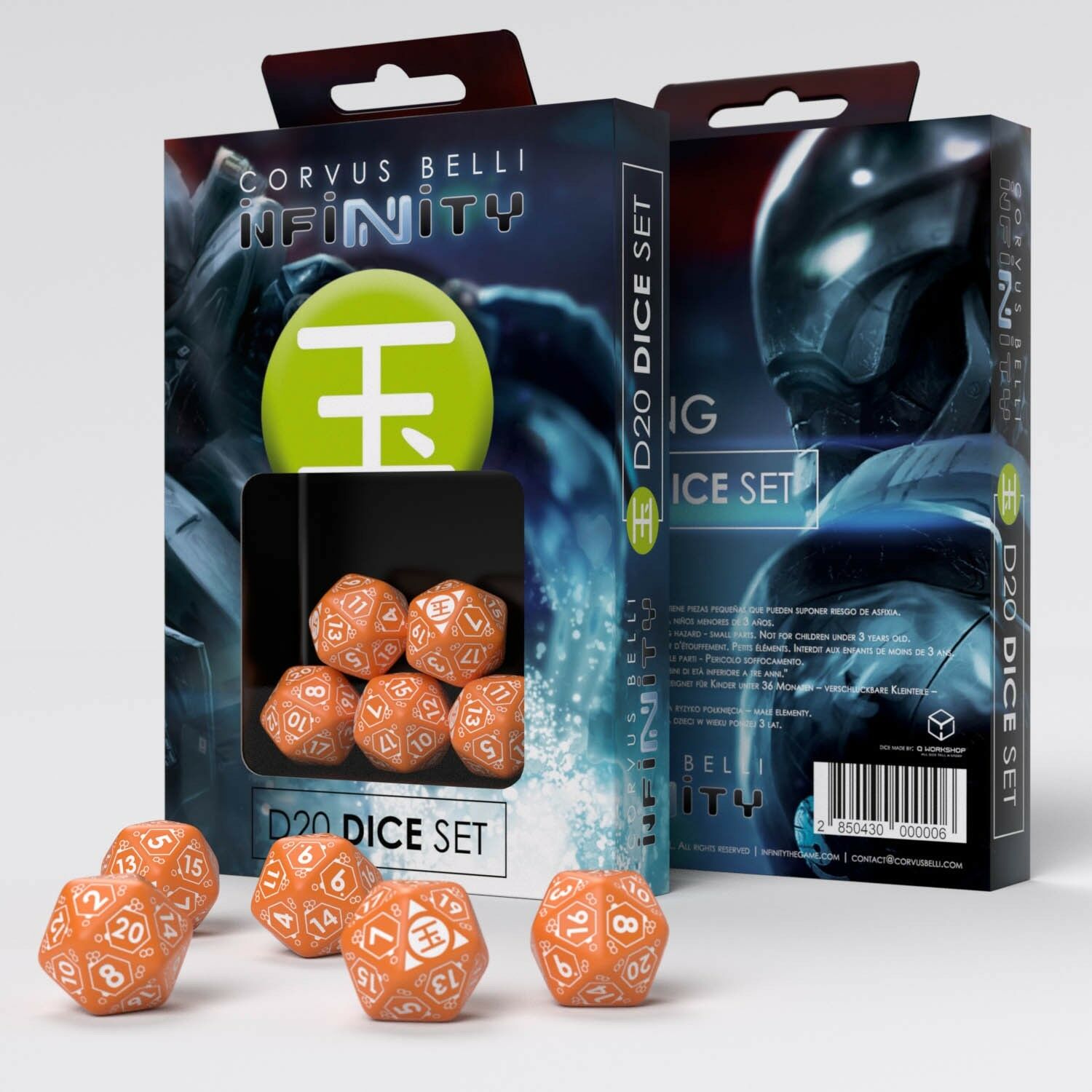 Infinity Yu Jing D20 Dice Set Box