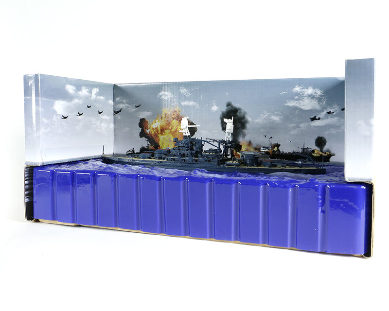 USS Arizona BB-39 1/700 Scale Model By Forces of Valor Ocean Diorama