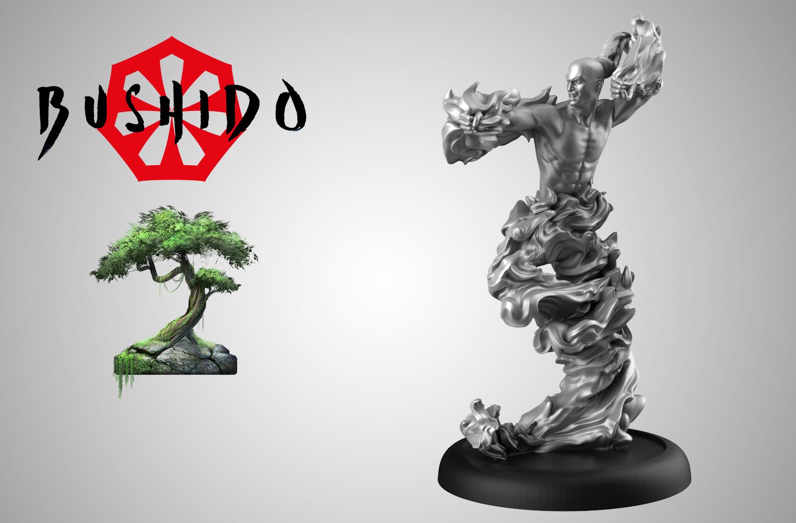 Bushido Temple of Ro-Kan Clan “Botan” Miniature Figure