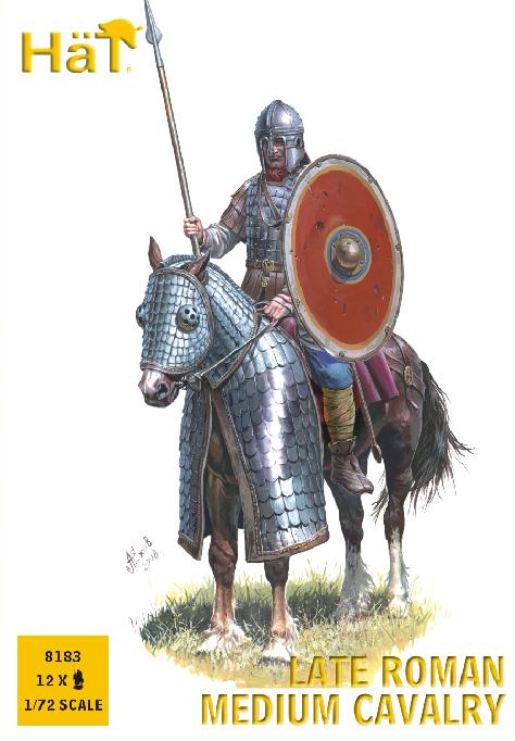Late Roman Medium Cavalry 1/72 Scale Model Plastic Figures By HaT