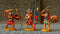 Sea Peoples 1/72 Scale Model Plastic Figures Front View Painted Sherden