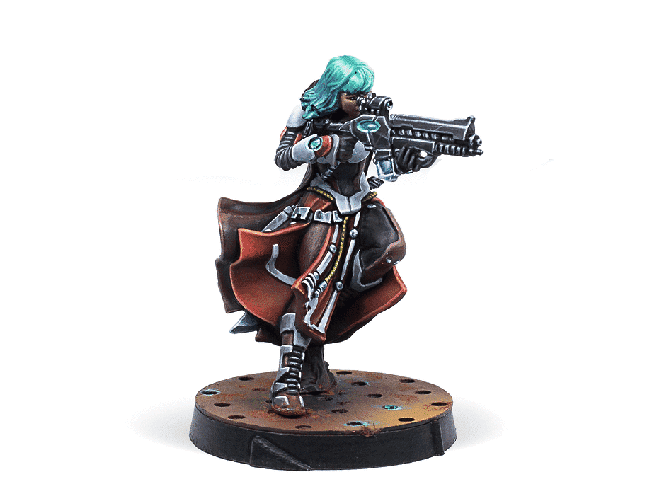 Infinity Nomads Cassandra Kusanagi (Spitfire) Miniature Game Figure
