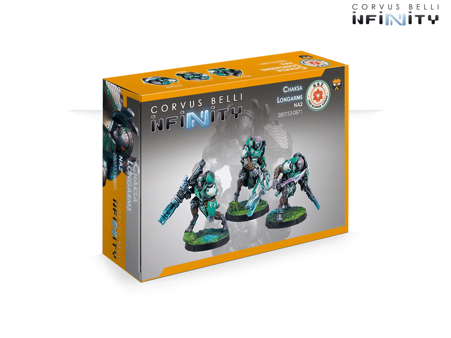 Infinity NA2 Chaksa Longarms Miniature Game Figures Box