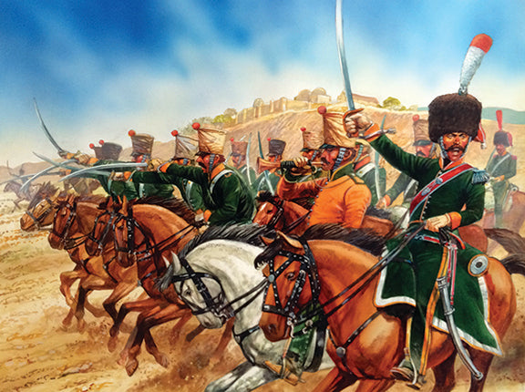 Napoleonic French Line Chasseurs à Cheval 1808 – 1815, 28 mm Scale Model Plastic Figures By Perry Miniatures