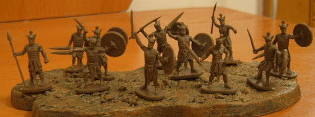 Biblical Era Egyptian Sherden The Royal Guards Figures 1/72 Scale By Caesar Miniatures
