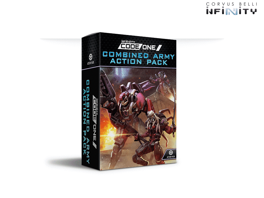 Infinity CodeOne Combined Army Action Pack Miniature Game Figures Box