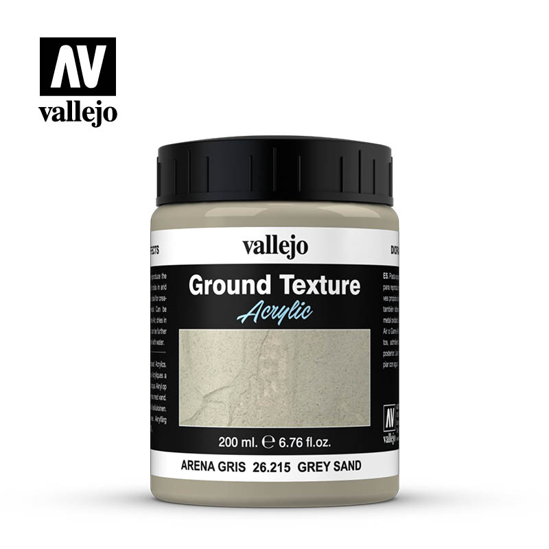 Grey Sand Acrylic Ground Texture 200 ml Bottle
