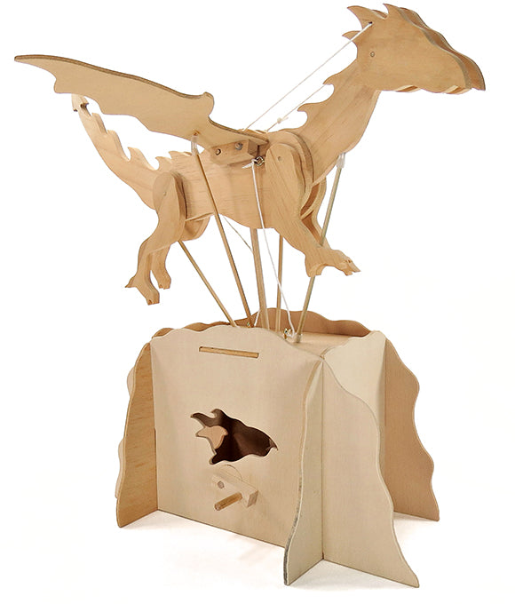Pathfinders Design Flying Dragon Automata Wooden Kit Bellford