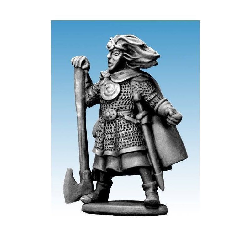 Oathmark Elf Champions, 28 mm Scale Metal Figures Axe
