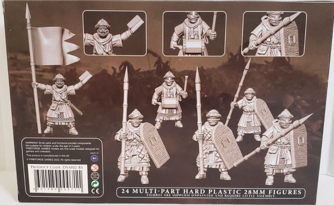 Black Guard, 28mm Scale Model Figures Back Of Box