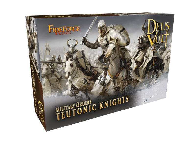 Fireforge Games Teutonic Knights Box Front – 28mm Plastic Figures