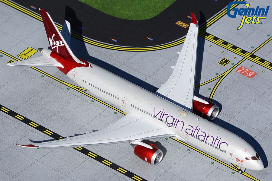 GeminiJets Virgin Atlantic Boeing 787-9 G-VZIG 1:400 diecast airplane model