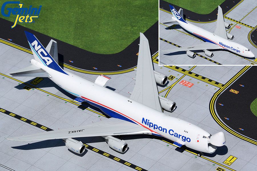 Boeing 747-8F Nippon Cargo Airlines (JA14KZ) 1:400 Scale Diecast Model