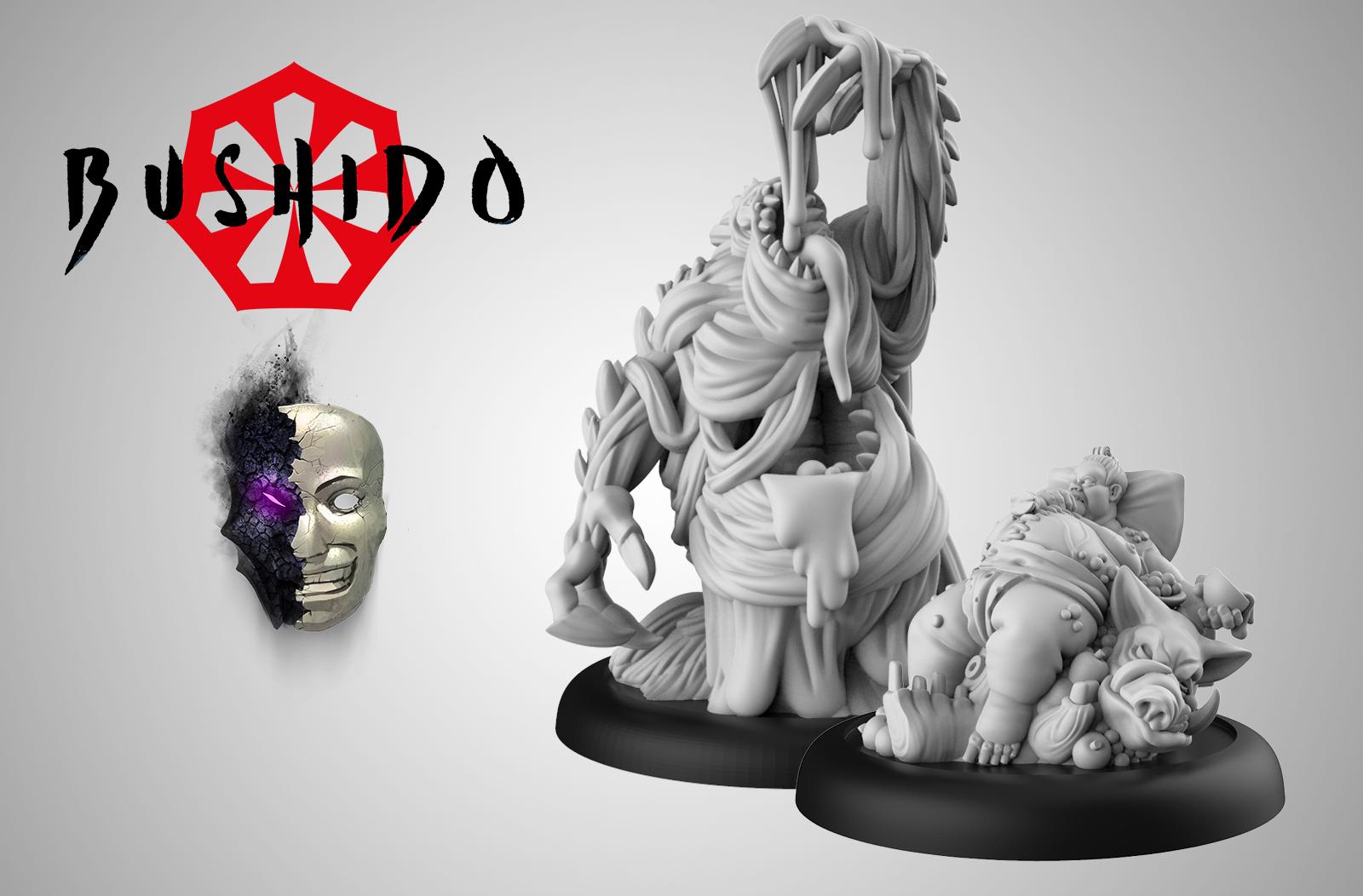 Bushido Cult of Yurei Faction “Shokuji & Gluttony” Miniature Figures