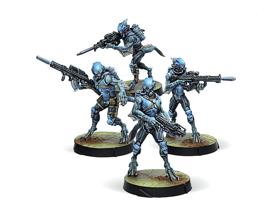 Infinity PanOceania Helot Militia Pack Miniature Game Figures