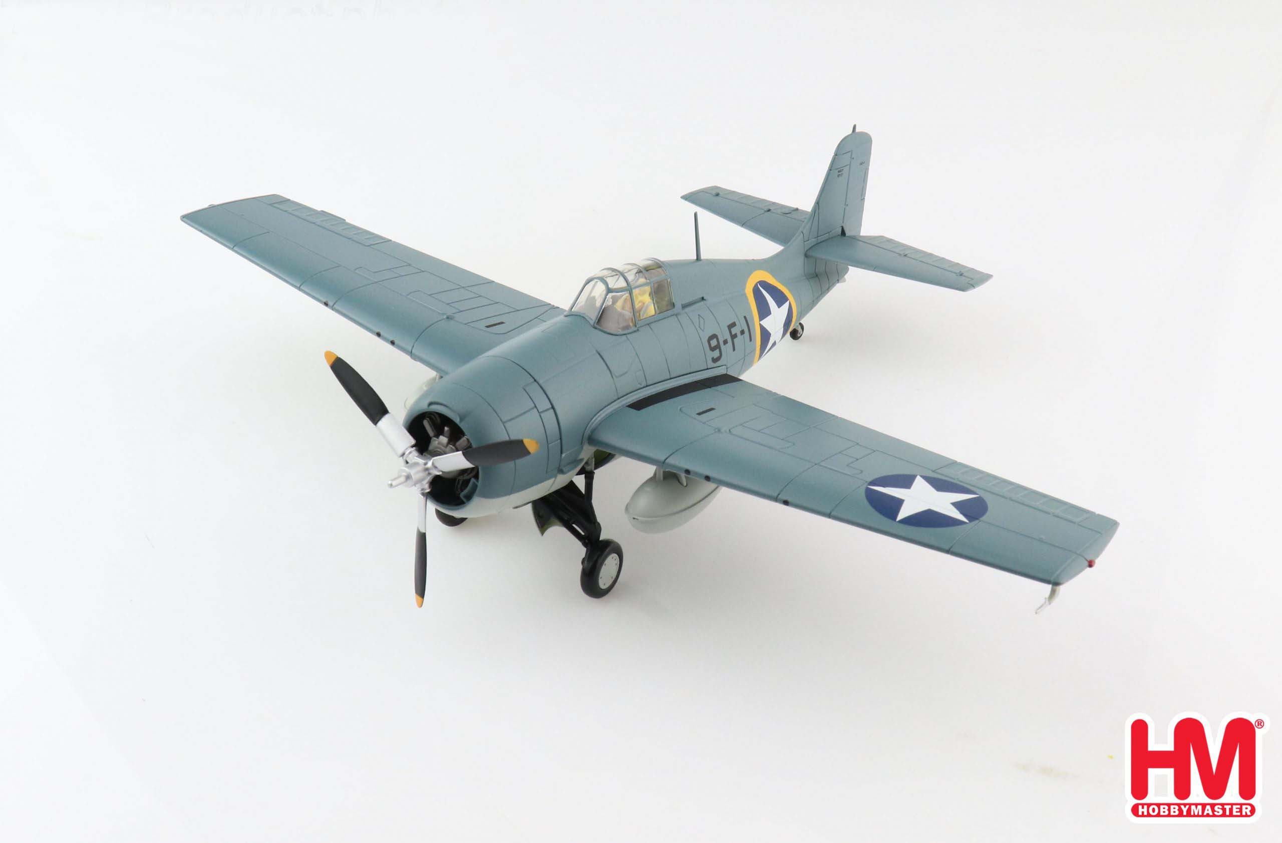 Hobby Master F4F-4 Wildcat (VF-9 Operation Torch 1942) 1:48 Scale Diecast Aircraft Model