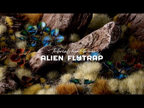 Alien Flytrap Laser Cut Plant Set How To Use Tutorial